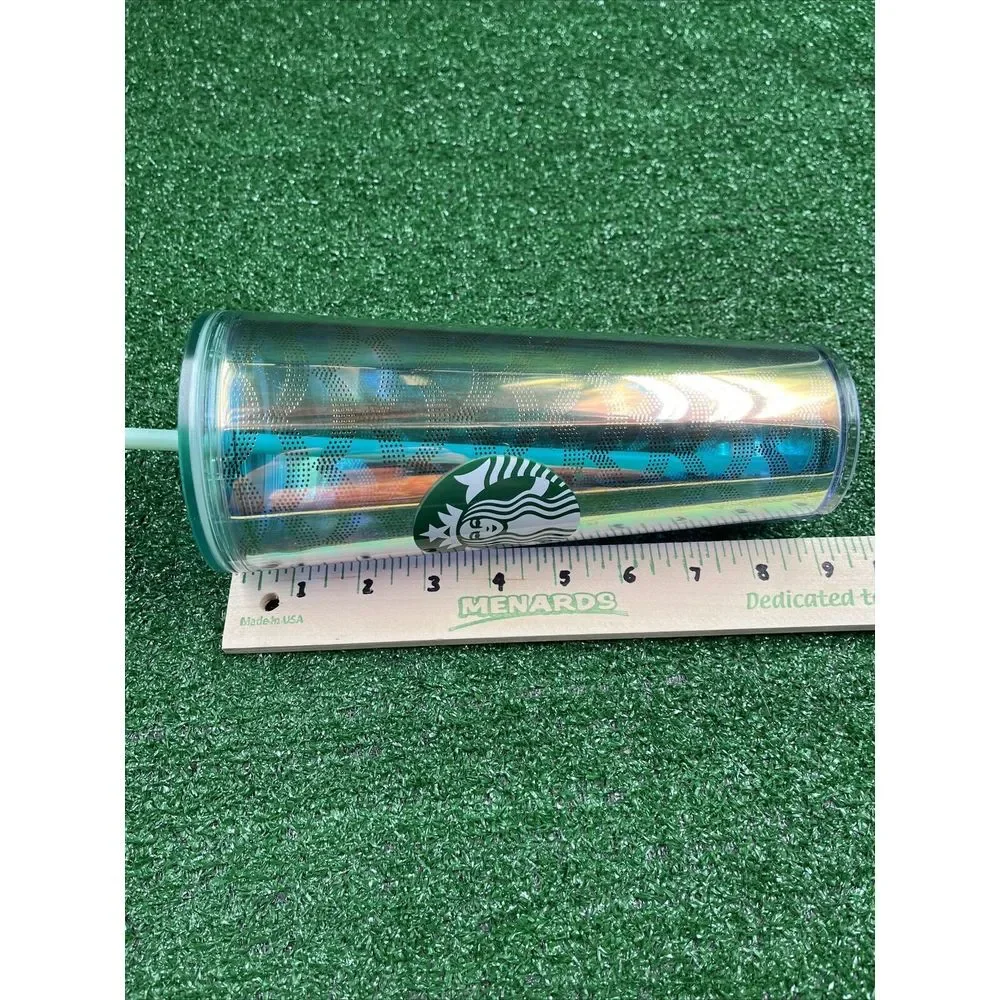 Starbucks Acrylic Cold Cup Mermaid Scale 2020‎ Grande Tumbler 24 oz